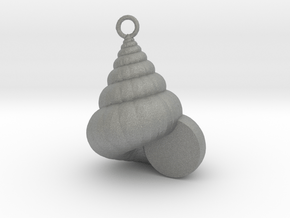 Cockleshell - Mollusc Charm 3D Model - 3D Printing in Gray PA12