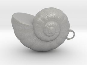 Shell - Snail Mollusc Charm 3D Model - 3D Printing in Aluminum