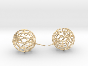AIR EARRING . SMALL in 14k Gold Plated Brass
