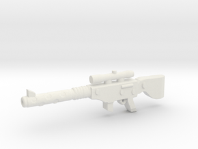 M16v5 SNIPER in White Natural Versatile Plastic