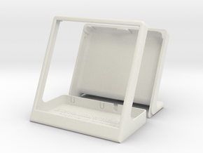 Case for HyperPixel 4.0 Square Non-Touch (Pi zero) in White Natural Versatile Plastic