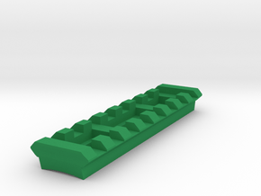 Bottom Picatinny Rail (8-Slots) for Desert Eagle in Green Processed Versatile Plastic