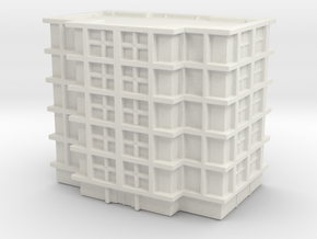 Residential Building 03 1/1200 in White Natural Versatile Plastic