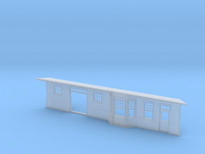 Front Wall Illinois Terminal Station Part 1 in Smooth Fine Detail Plastic