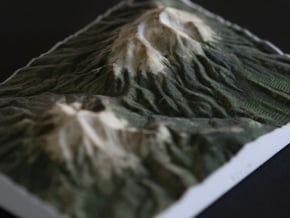 Spanish Peaks, Colorado, USA, 1:100000 in Natural Full Color Sandstone