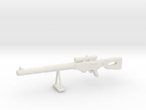 M16MG Sniper in White Natural Versatile Plastic