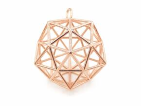 Conscious Crystal Pendant in 14k Rose Gold Plated Brass