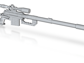 1:12 Miniature Cheytac M 200 Sniper rifle in Tan Fine Detail Plastic