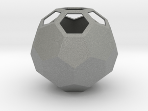 lawal 162 mm truncated icosahedron  in Gray PA12