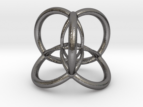 4d Hypersphere Bead - Multidimensional Scientific  in Polished Nickel Steel
