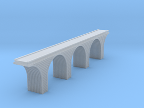 Z Scale Arch Bridge Triple Track 1:220 Scale in Tan Fine Detail Plastic