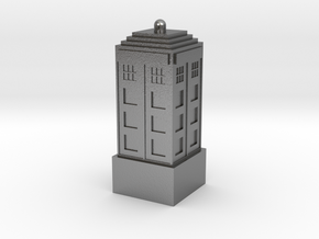 Police Box Keycap in Natural Silver