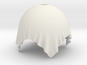 Cloth Lamp in White Natural Versatile Plastic