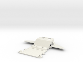 Audi R8 Mini-z front piece in White Natural Versatile Plastic