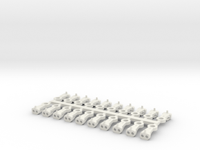 Magno-Electro Couplings for Liliput (Medium) x20 in White Natural Versatile Plastic