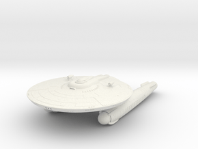 Federation Duel Class Destroyer in White Natural Versatile Plastic