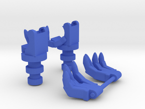 Kingdom: Cheetor claws in Blue Processed Versatile Plastic