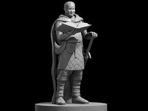 Human Male Scholar Fighter in Smooth Fine Detail Plastic