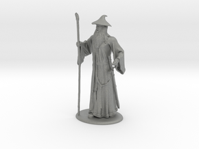 Gandalf Miniature in Gray PA12: 28mm