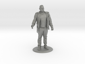 Starving Artist Miniature in Gray PA12: 28mm