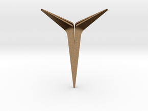 YOUNIVERSAL Sharp, pendant in Natural Brass