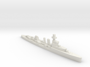 HMS Cardiff cruiser 1939 1:1200 WW2 in White Natural Versatile Plastic