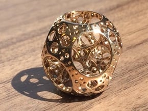 Apollonian Octahedron Mini in Polished Bronze