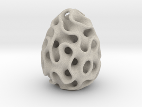 Schoen's Gyroid Egg in Natural Sandstone