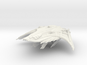 Klingon Sech Class 1/7000 in White Natural Versatile Plastic