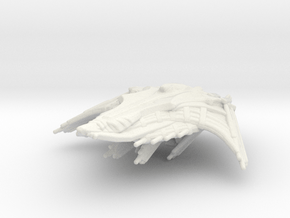 Klingon Sech Class 1/10000 Attack Wing in White Natural Versatile Plastic