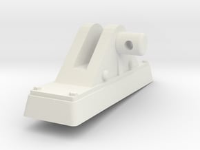 TorpedoTubeElcoPORT16thFrontSupport in White Natural Versatile Plastic