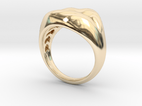 lips size 7 in 14K Yellow Gold