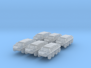 BTR 60 P (closed) (x6) 1/500 in Smooth Fine Detail Plastic