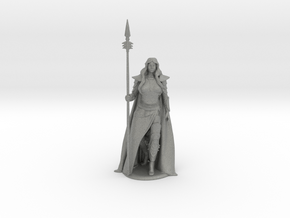 Laurana Miniature in Gray PA12: 28mm