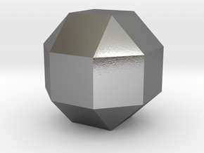 lawal 27 mm rhombicuboctahedron basics 1 in Polished Silver