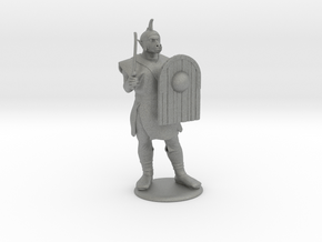 Orc with Scimitar Miniature in Gray PA12: 28mm