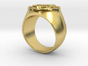 Hercules RING Size 10 in Polished Brass