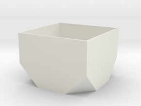  lawal 135 mm truncated cube basics section in White Natural Versatile Plastic