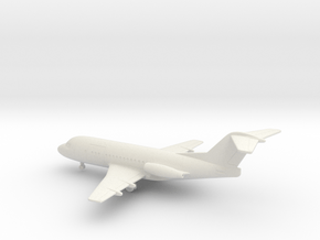 Fokker F28-1000C Fellowship in White Natural Versatile Plastic: 6mm