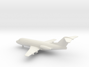 Fokker F28-1000C Fellowship in White Natural Versatile Plastic: 1:350