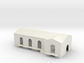 Los Angeles Union Station Part 1 N scale in White Natural Versatile Plastic