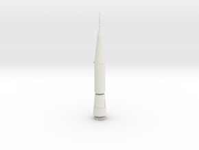 1/200 N-1 SOVIET MOON ROCKET (3RD & 4TH STAGES) in White Natural Versatile Plastic