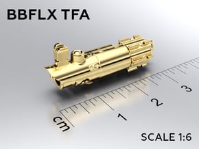 BBFLX TFA keychain in Natural Brass: Medium