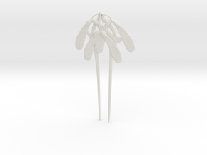 Gaillard Maple Seed Hair Pin in White Natural Versatile Plastic