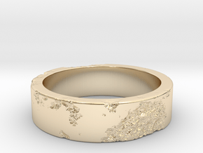 Rock Ring_R01 in 14K Yellow Gold: 6 / 51.5