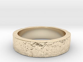 Rock Ring_R02 in 14K Yellow Gold: 6 / 51.5