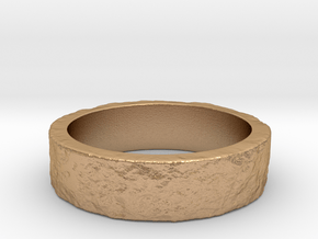 Rock Ring_R02 in Natural Bronze: 6 / 51.5