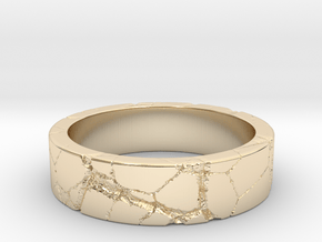 Rock Ring_R04 in 14K Yellow Gold: 6 / 51.5