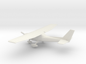 Cessna 152 in White Natural Versatile Plastic: 1:64 - S