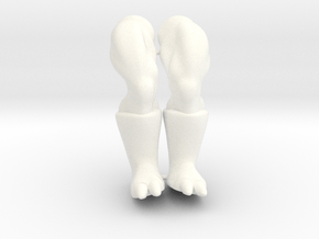 Beak-Or Legs VINTAGE in White Processed Versatile Plastic